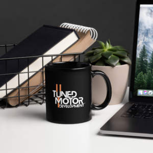 Modev8™ - Tuned Motor Development™ Black Glossy Mug